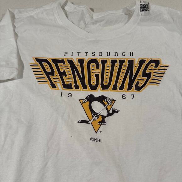 Pittsburgh Penguins Women XL Shirt 100% Cotton - Picture 2 of 4